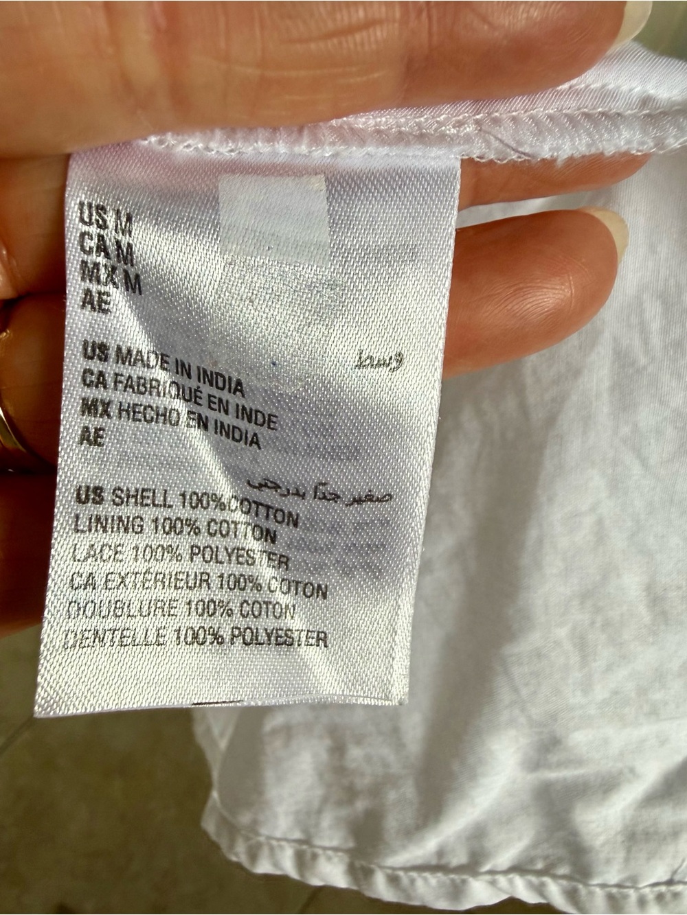 White Eyelet Maxi Sundress with Spaghetti Straps - Picture 9 of 10